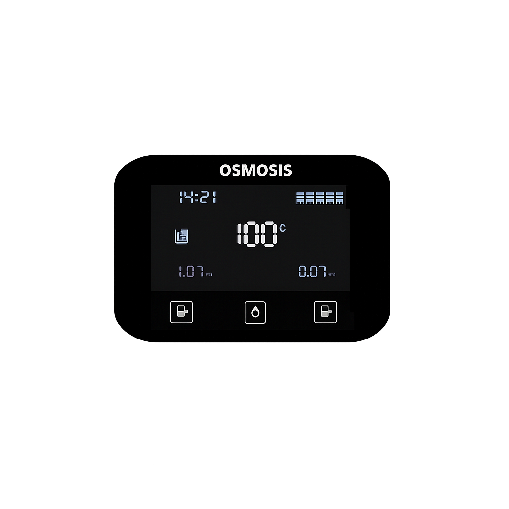 Affichage de l'écran de contrôle OSMOSIS